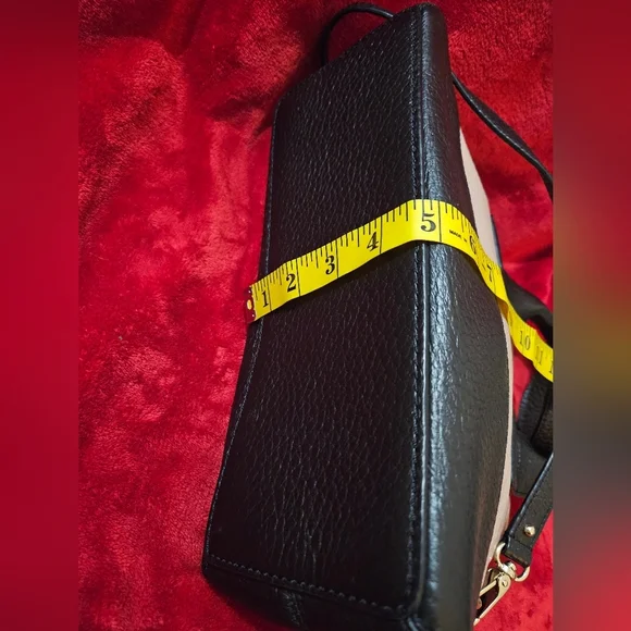 Kate Spade Southpark Avenue Jenny Black & Pink/Rose Beige Satchel/Shoulder Bag - Picture 9 of 15